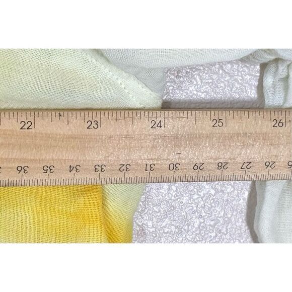 NWOT Free People We The Free Washed Away Yellow Oversized Plaid Button Up Top S - Picture 11 of 11